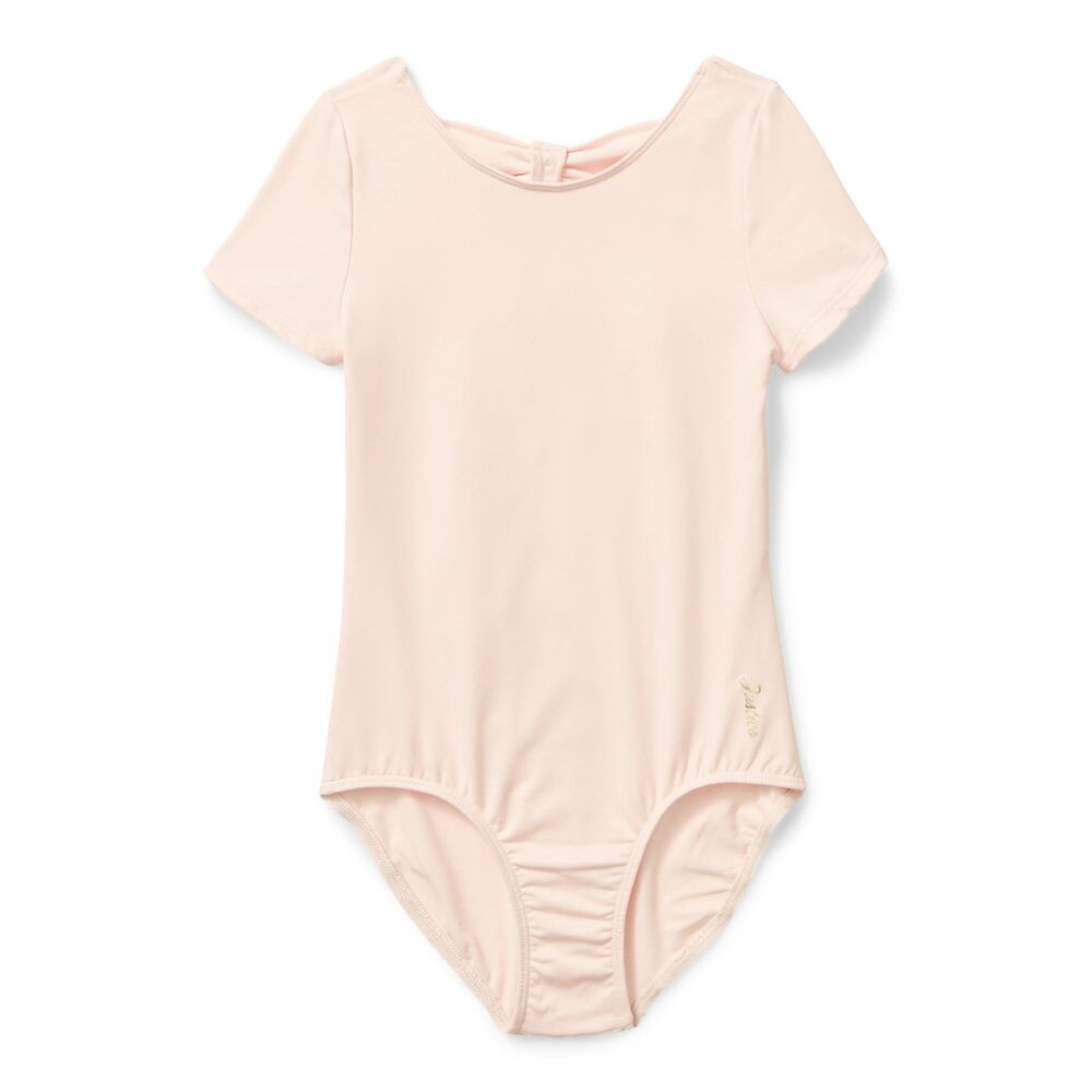 Justice Girls XS Cap Sleeve Dance Gymnastics Pink Leotard SIZE 5-6 NEW